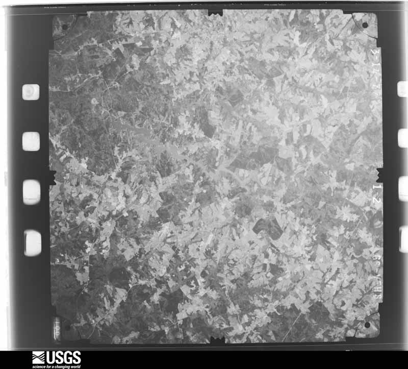 U.S. Geological Survey aerial photograph, 1977-03-14, scale 1:80000