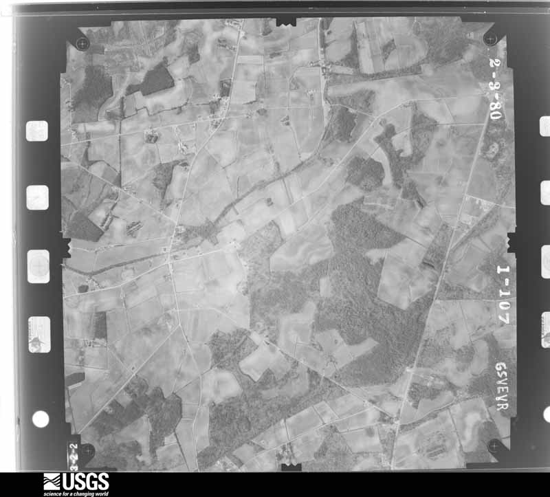U.S. Geological Survey aerial photograph, 1980-02-01, scale 1:16000