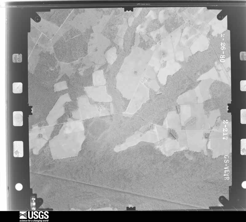 U.S. Geological Survey aerial photograph, 1980-02-01, scale 1:16000