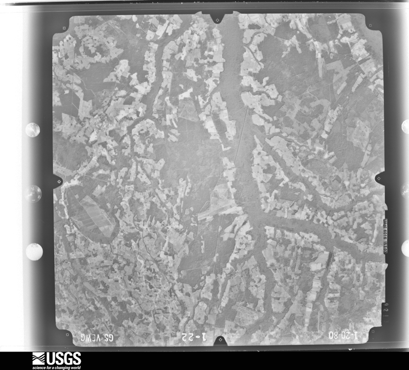 U.S. Geological Survey aerial photograph, 1980-01-01, scale 1:80000