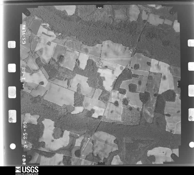 U.S. Geological Survey aerial photograph, 1980-03-01, scale 1:16000