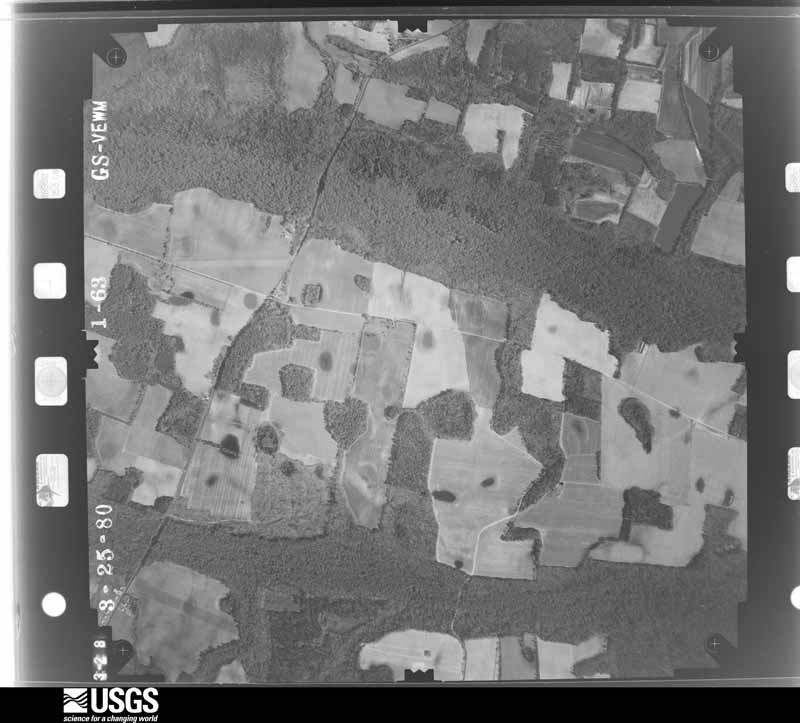 U.S. Geological Survey aerial photograph, 1980-03-01, scale 1:16000