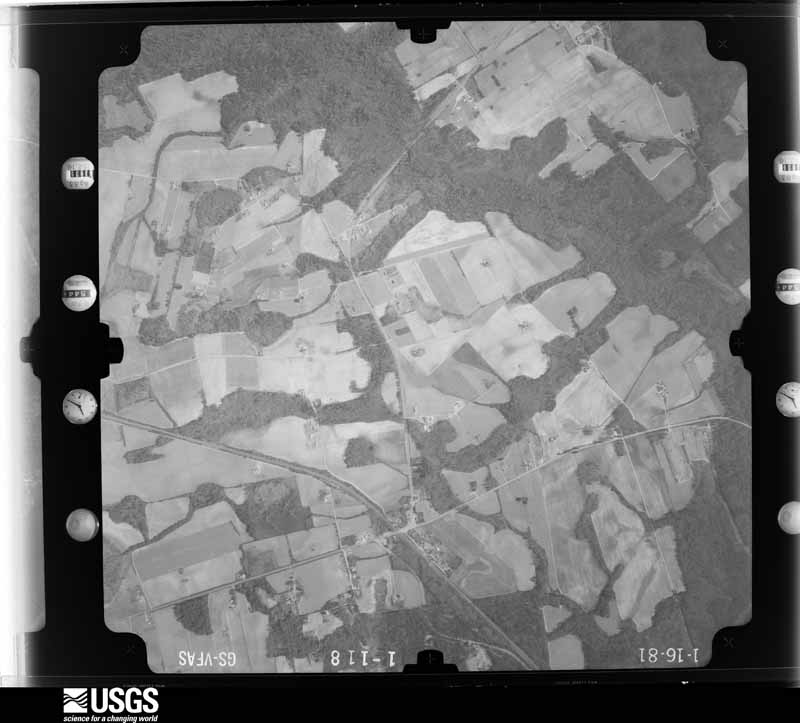 U.S. Geological Survey aerial photograph, 1981-01-01, scale 1:14000