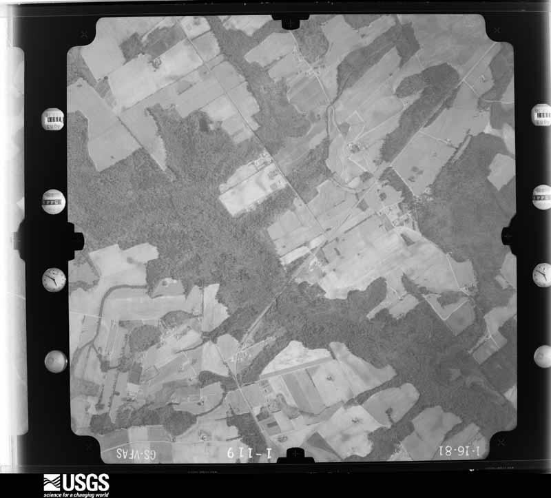 U.S. Geological Survey aerial photograph, 1981-01-01, scale 1:14000