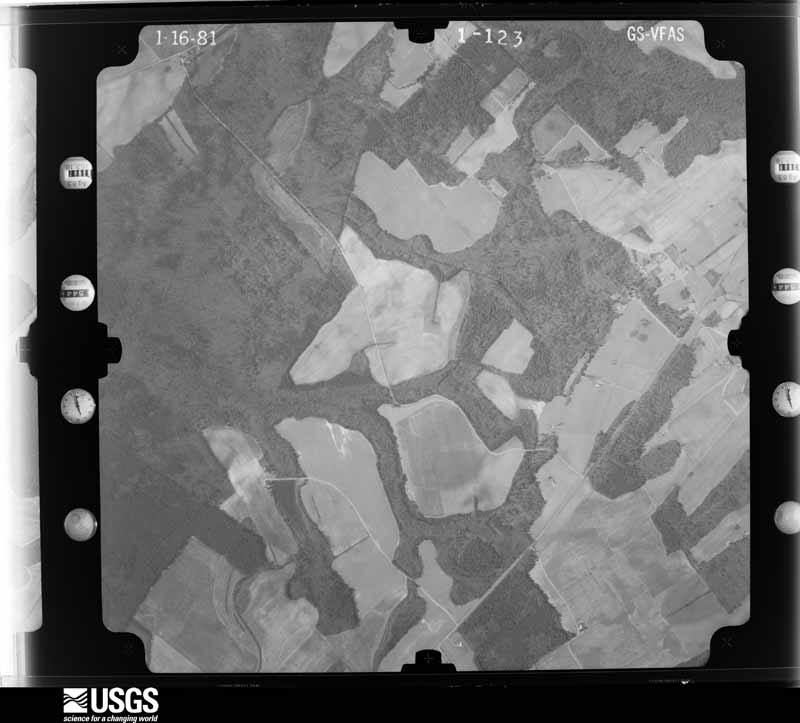 U.S. Geological Survey aerial photograph, 1981-01-01, scale 1:14000