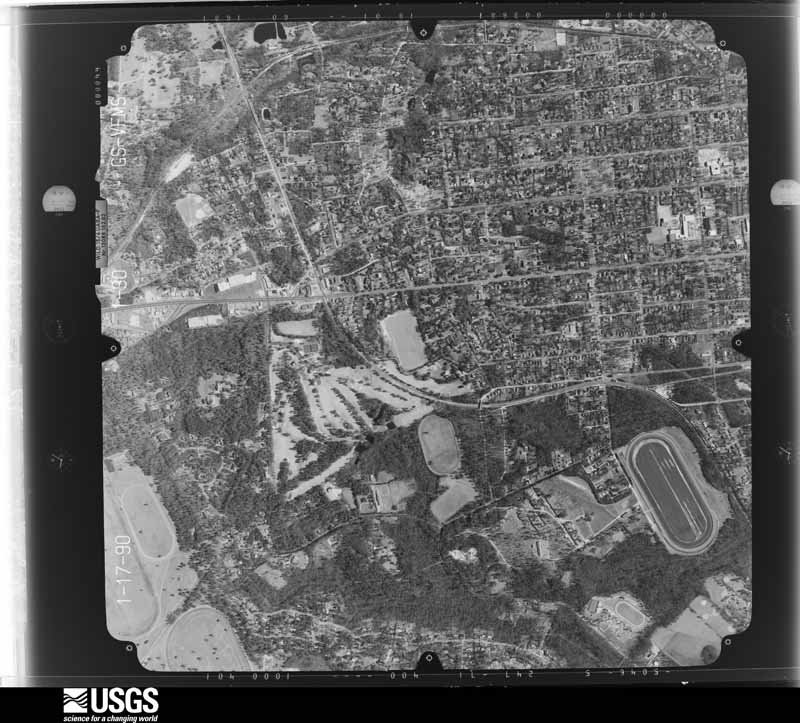 U.S. Geological Survey aerial photograph, 1990-01-01, scale 1:15000