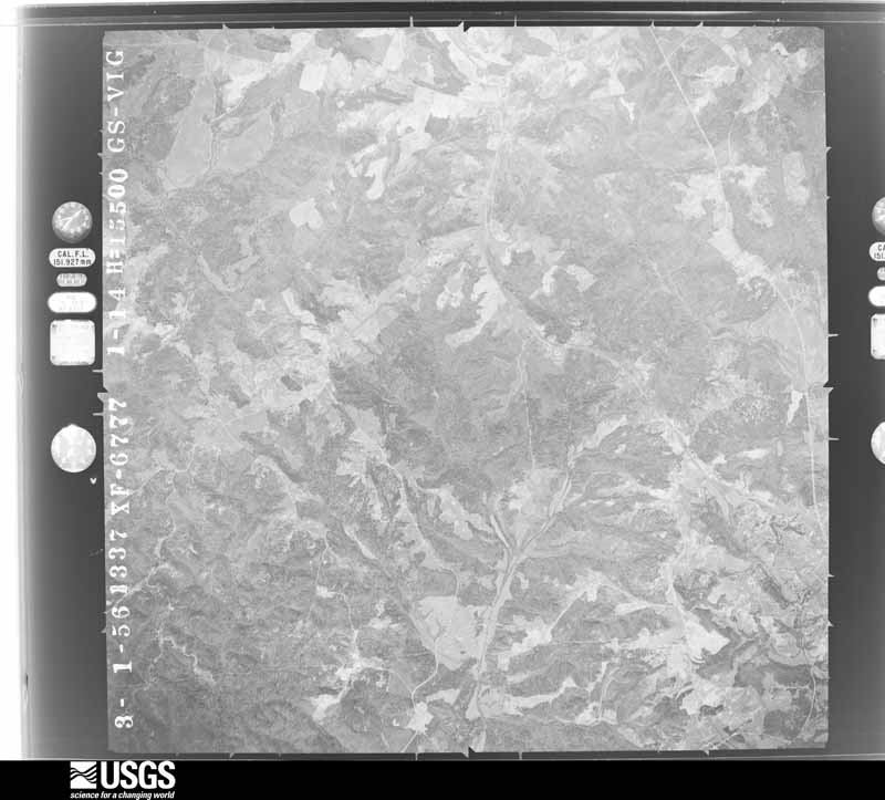 U.S. Geological Survey aerial photograph, 1956-03-01, scale 1:31000