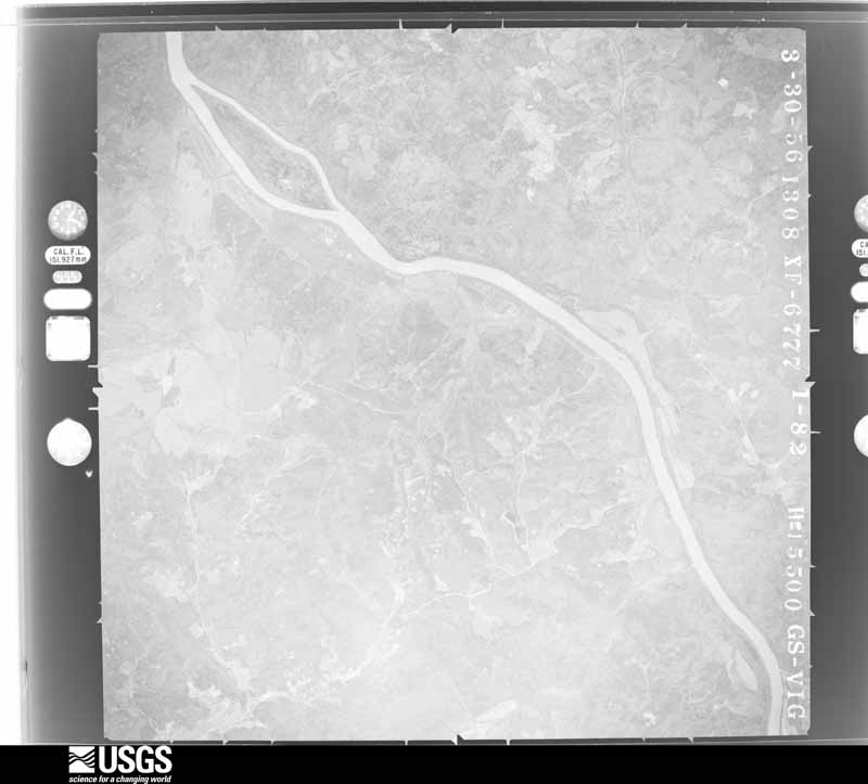 U.S. Geological Survey aerial photograph, 1956-03-30, scale 1:31000