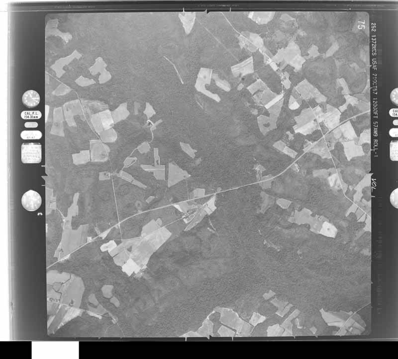 U.S. Geological Survey aerial photograph, 1957-10-21, scale 1:24000