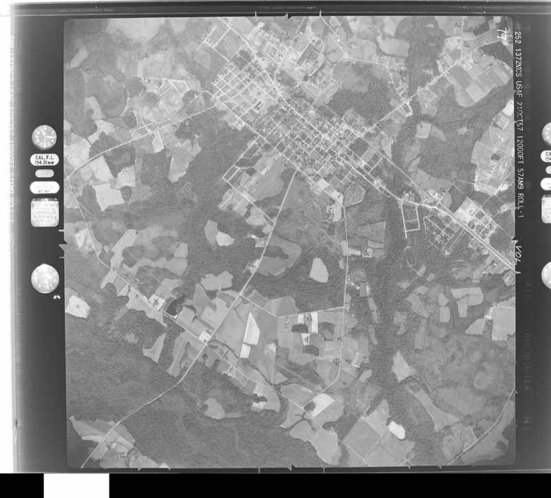 U.S. Geological Survey aerial photograph, 1957-10-21, scale 1:24000