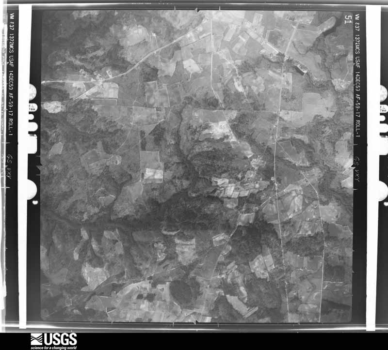 U.S. Geological Survey aerial photograph, 1959-12-14, scale 1:24000