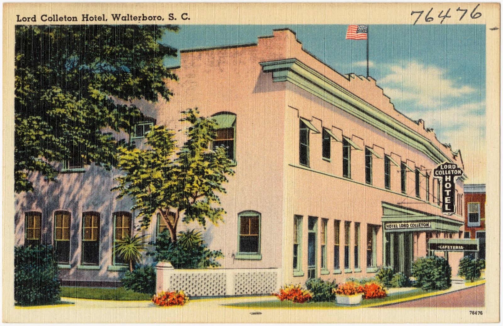 Lord Colleton Hotel, Walterboro, S. C., Boston Public Library - undated