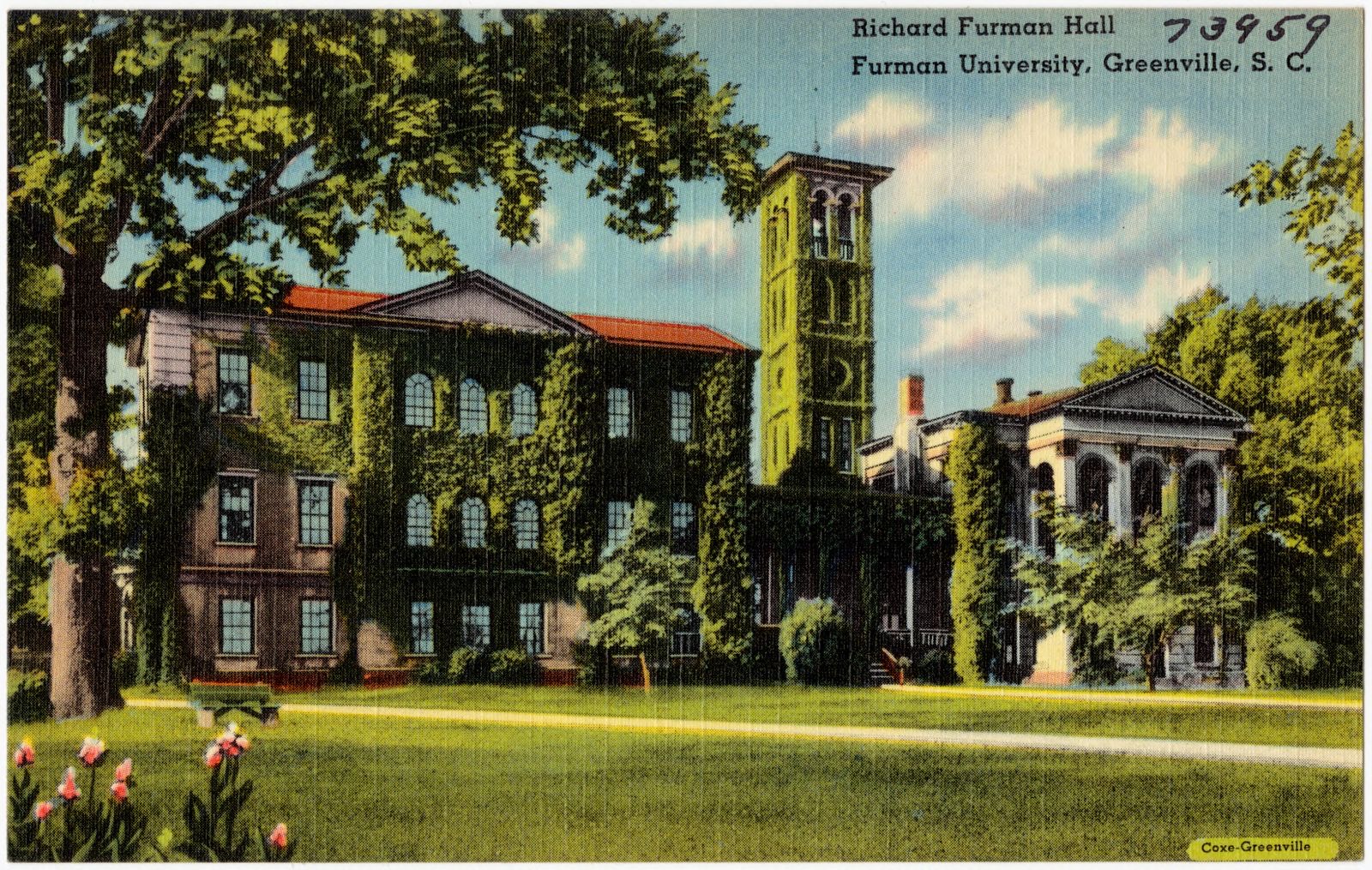 Richard Furman Hall, Furman University, Greenville, S. C., Boston Public Library - undated