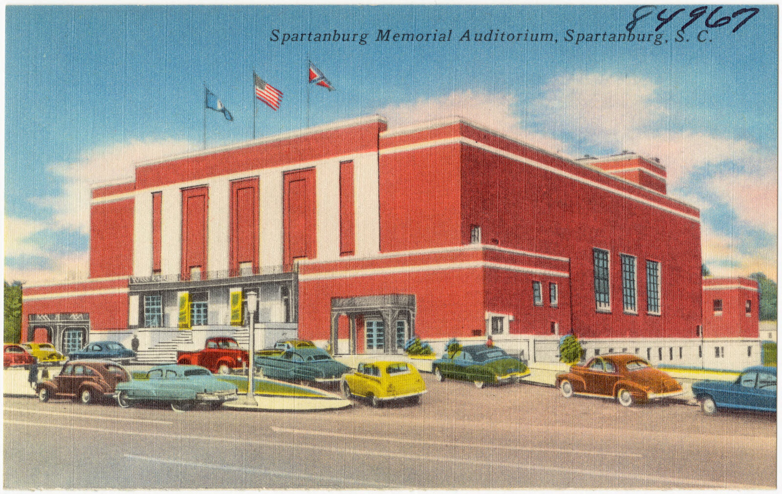 Spartanburg Memorial Auditorium, Spartanburg, S. C., Boston Public Library - undated