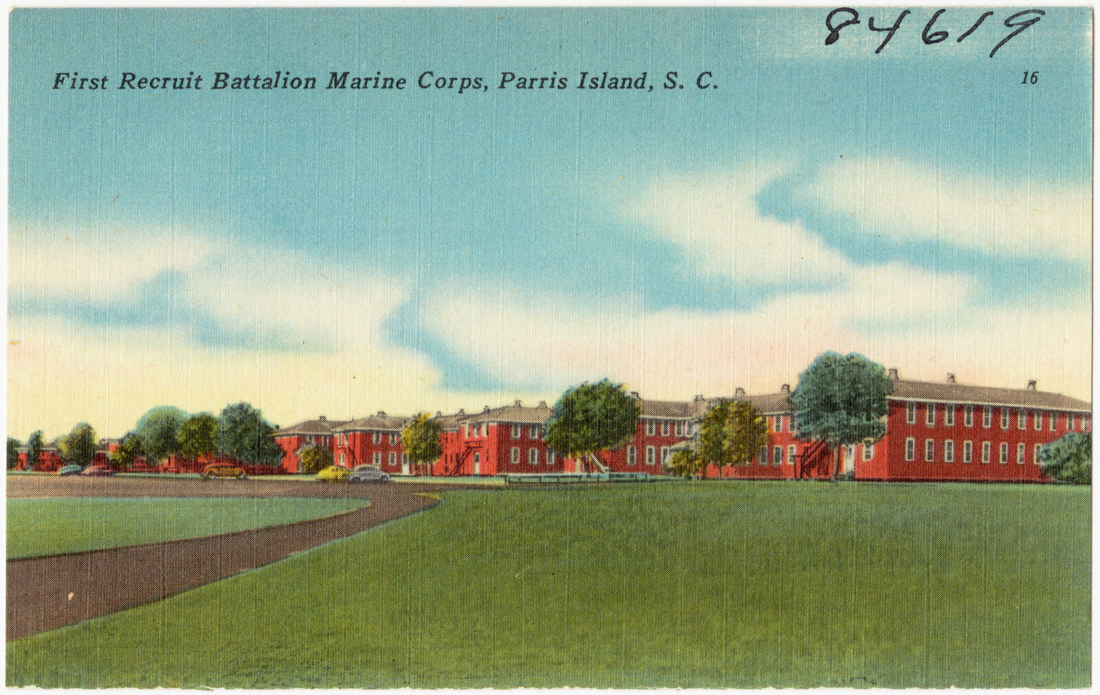 First Recruit Battalion Marine Corps, Parris Island, S. C., Boston Public Library - undated