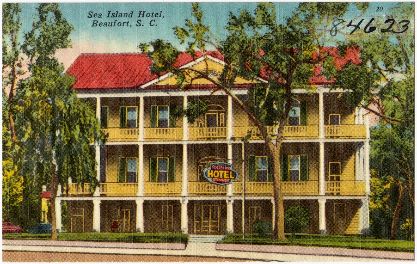 Sea Island Hotel, Beaufort, S. C., Boston Public Library - undated