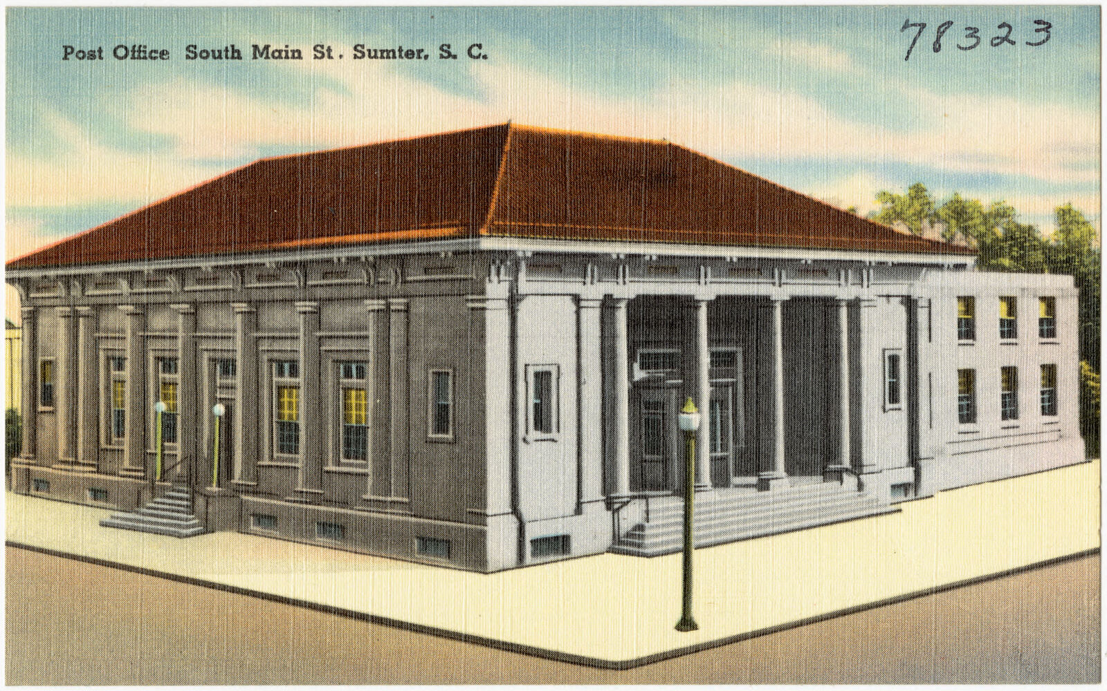 Post office South Main St., Sumter, S. C., Boston Public Library - undated