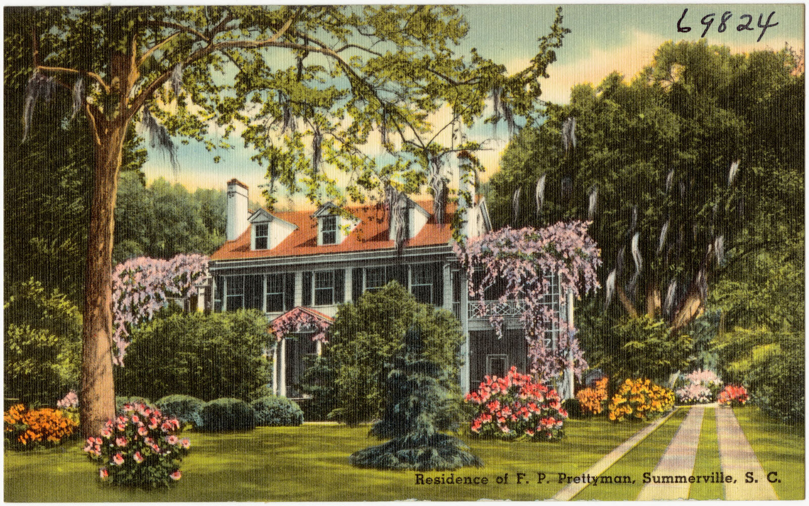 Residence of F. P. Prettyman, Summerville, S. C., Boston Public Library - undated