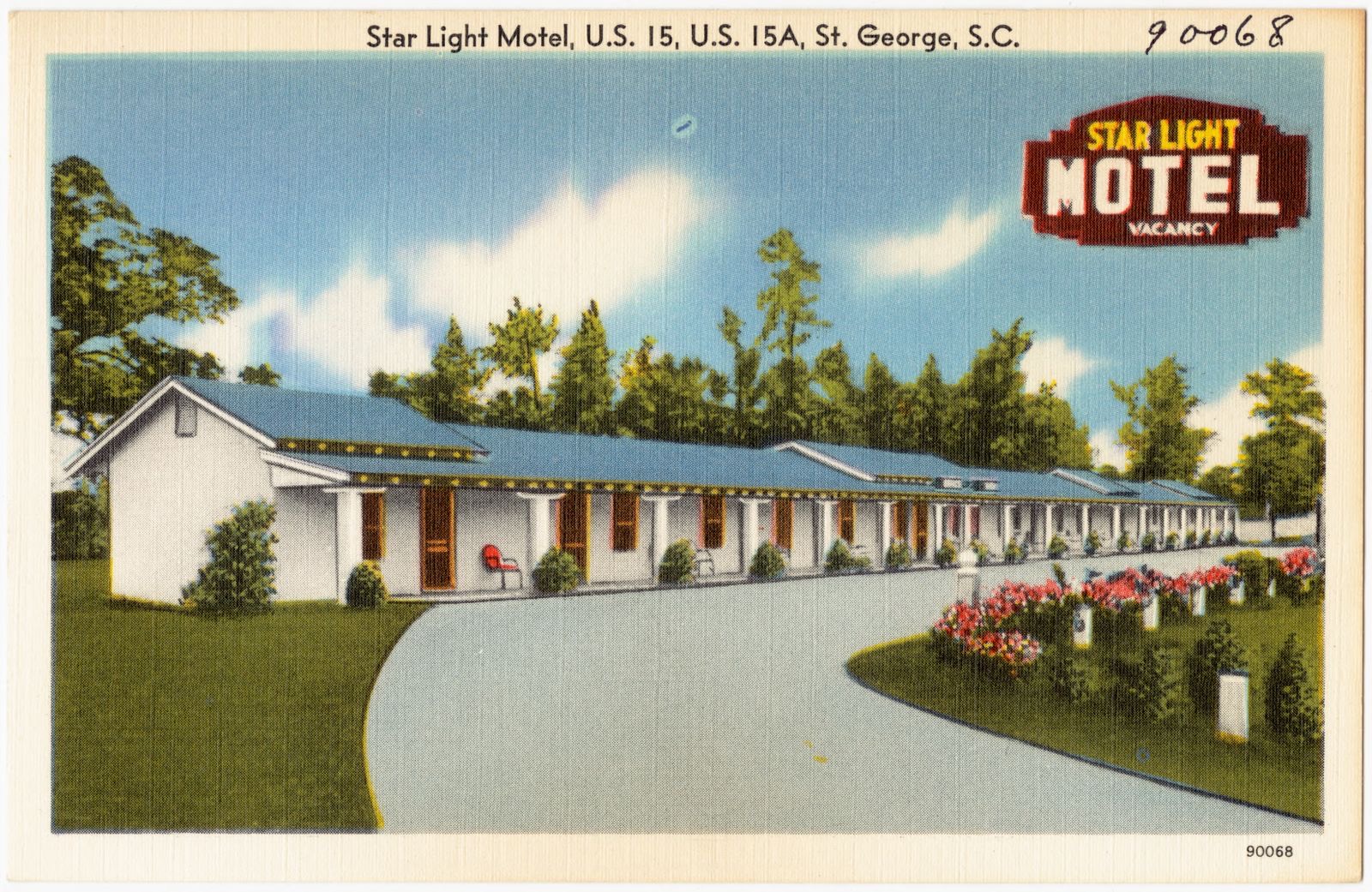 Star Light Motel, U.S. 15, U.S. 15A, St. George, S. C., Boston Public Library - undated