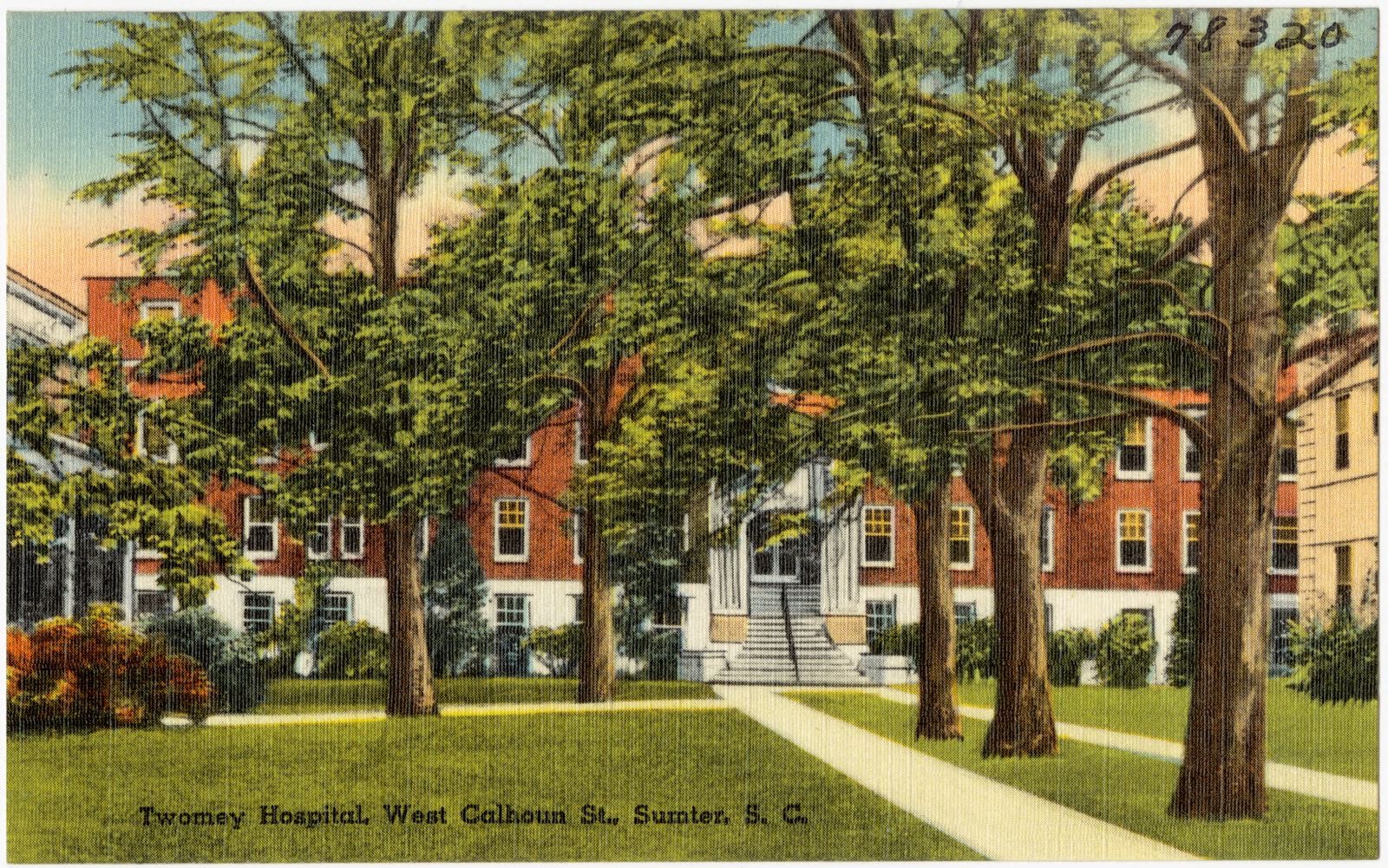 Twomey Hospital, West Calhoun St., Sumter, S. C., Boston Public Library - undated