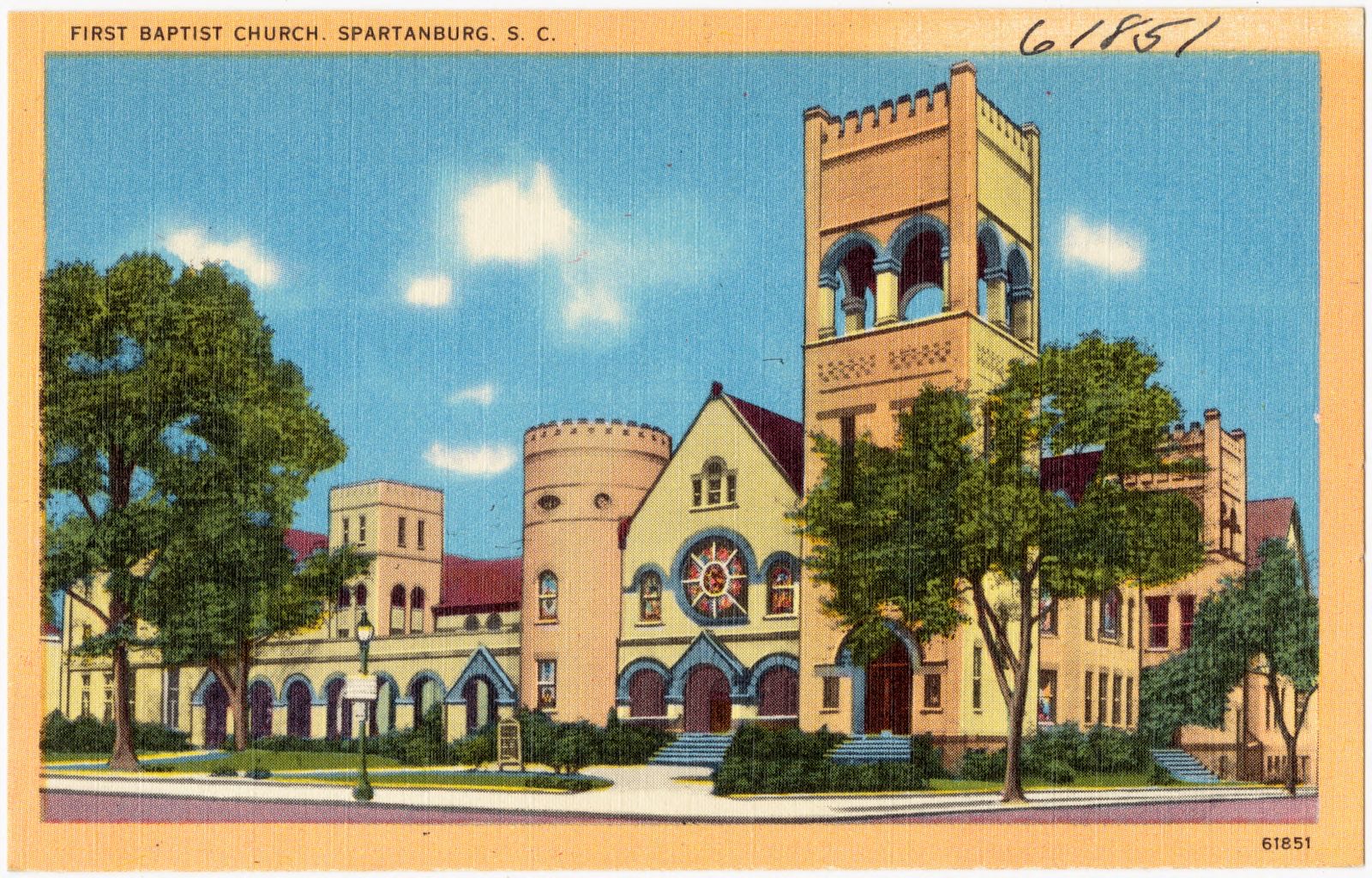 First Baptist Church, Spartanburg, S. C., Boston Public Library - undated