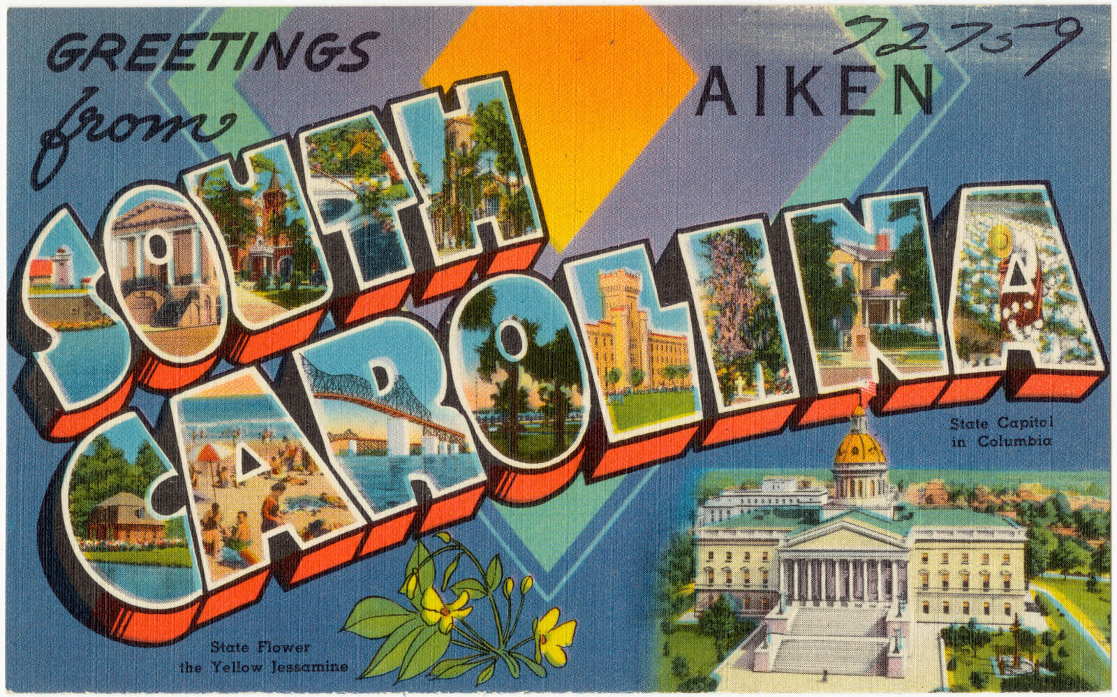 Greetings from Aiken, South Carolina, Boston Public Library - undated