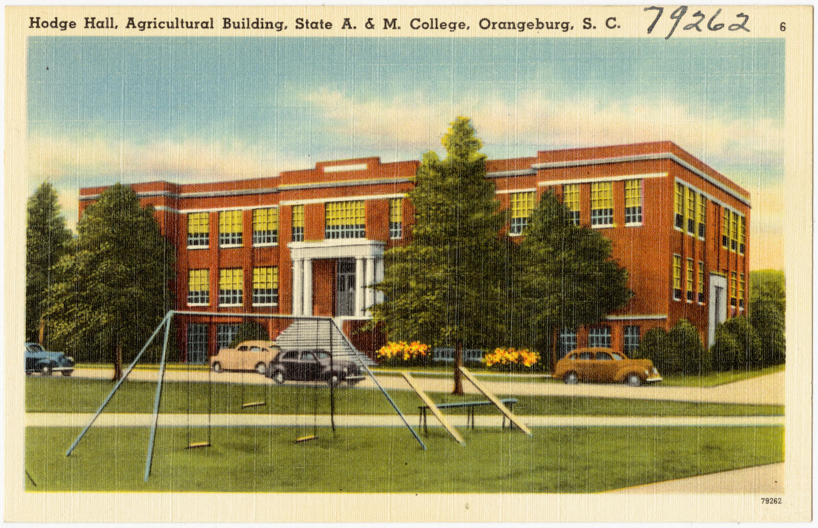 Hodge Hall, Agricultural Building, State A. & M. College, Orangeburg, S. C., Boston Public Library - undated