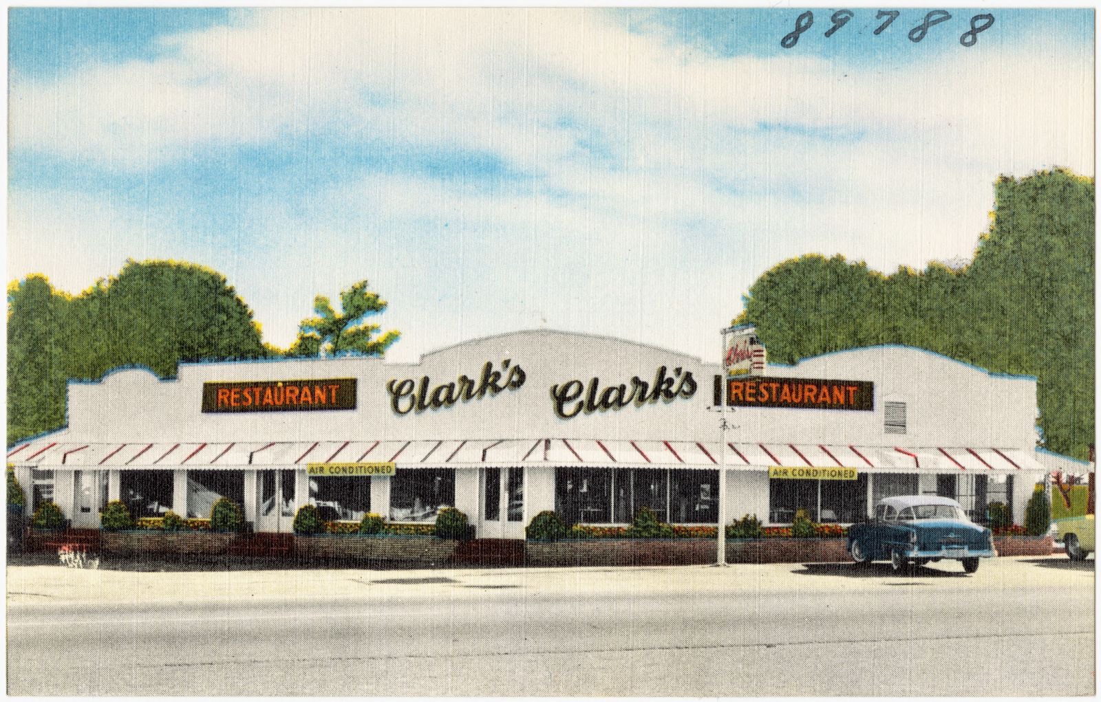 Clark's Restaurant, Santee, South Carolina, on U.S. 301, 15, 15A -- Junction S. C. 6, Boston Public Library - undated