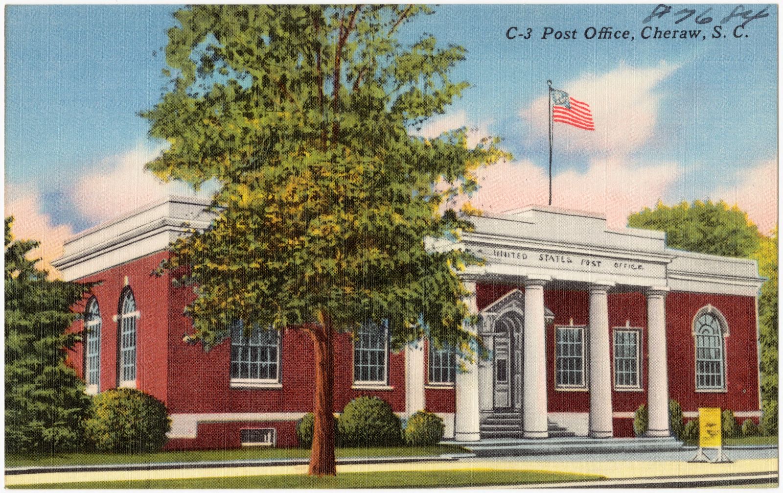 Post office, Cheraw, S. C., Boston Public Library - undated
