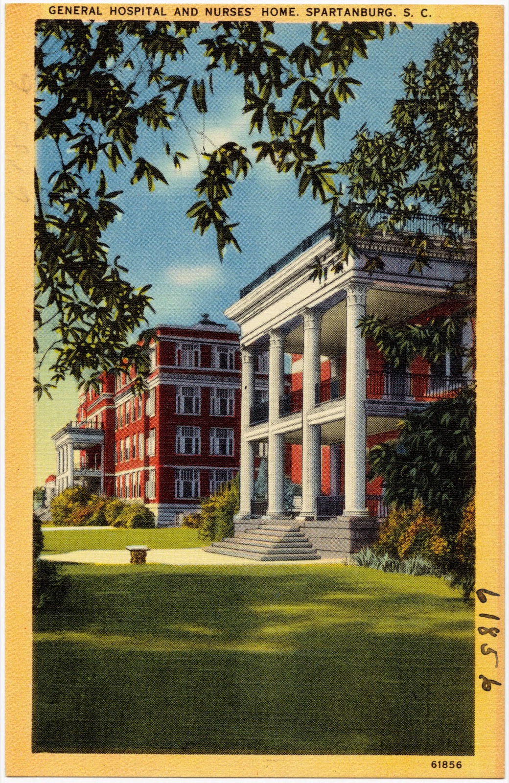 General Hospital and Nurses' home, Spartanburg, S. C., Boston Public Library - undated