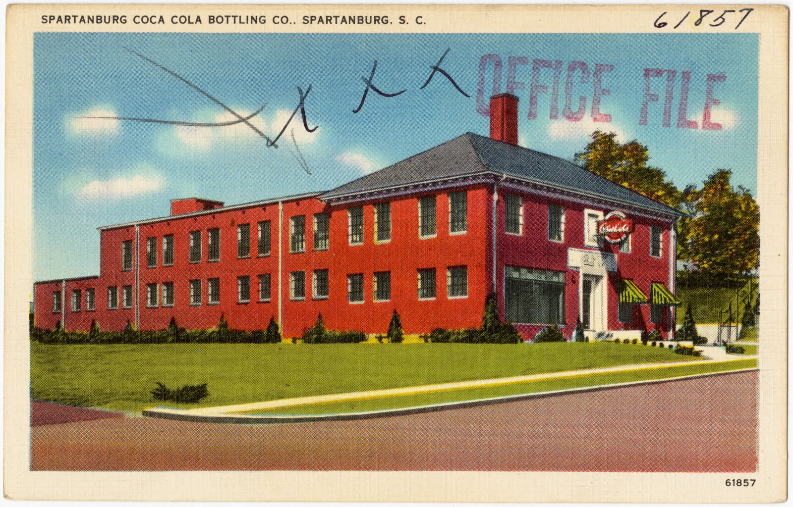 Spartanburg Coca Cola Bottling Co., Spartanburg, S. C., Boston Public Library - undated