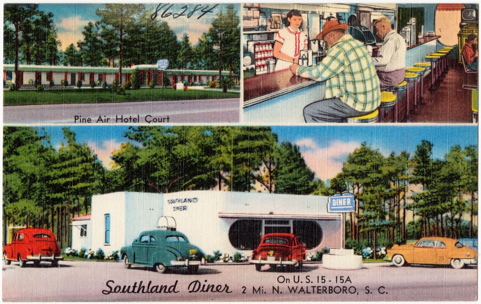 Southland Diner, 2 mi. N. Walterboro, S. C., on U.S. 15 - 15A, Boston Public Library - undated