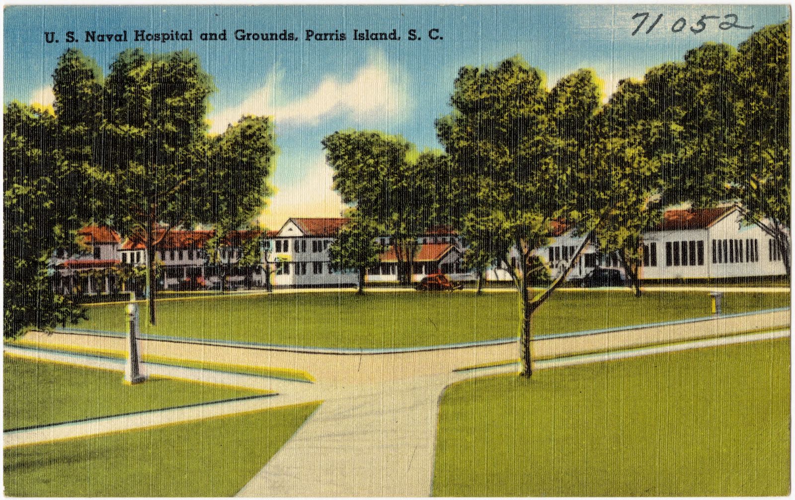 U.S. Naval Hospital and grounds, Parris Island, S. C., Boston Public Library - undated