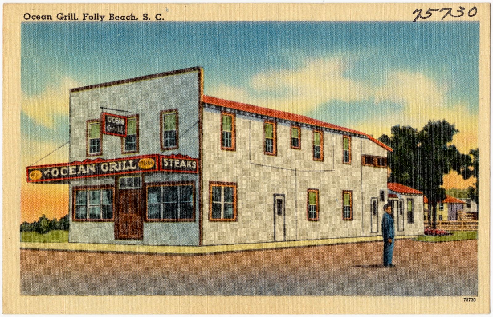 Ocean Grill, Folly Beach, S. C., Boston Public Library - undated