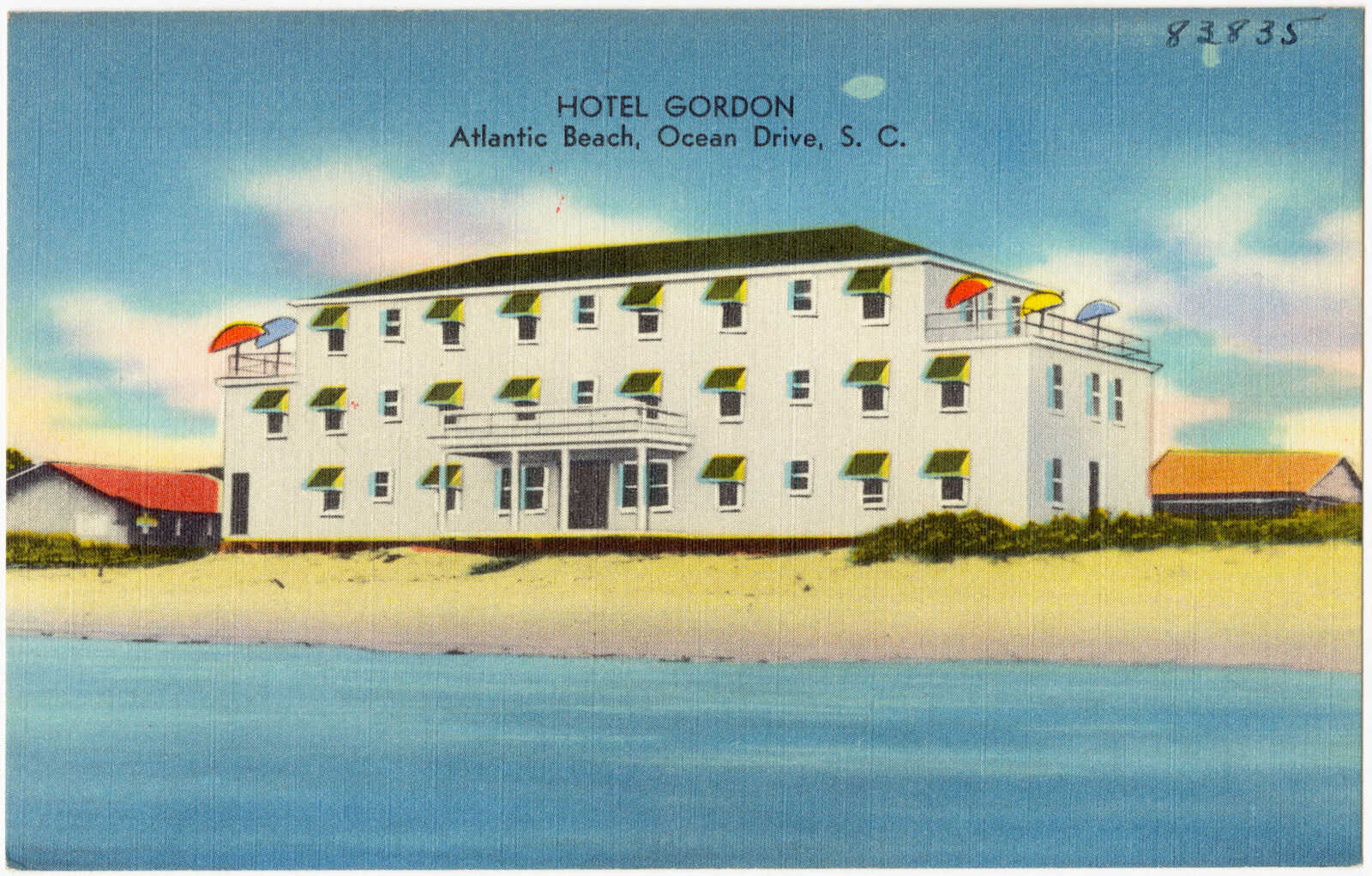 Hotel Gordon, Atlantic Beach, Ocean Drive, S. C., Boston Public Library - undated
