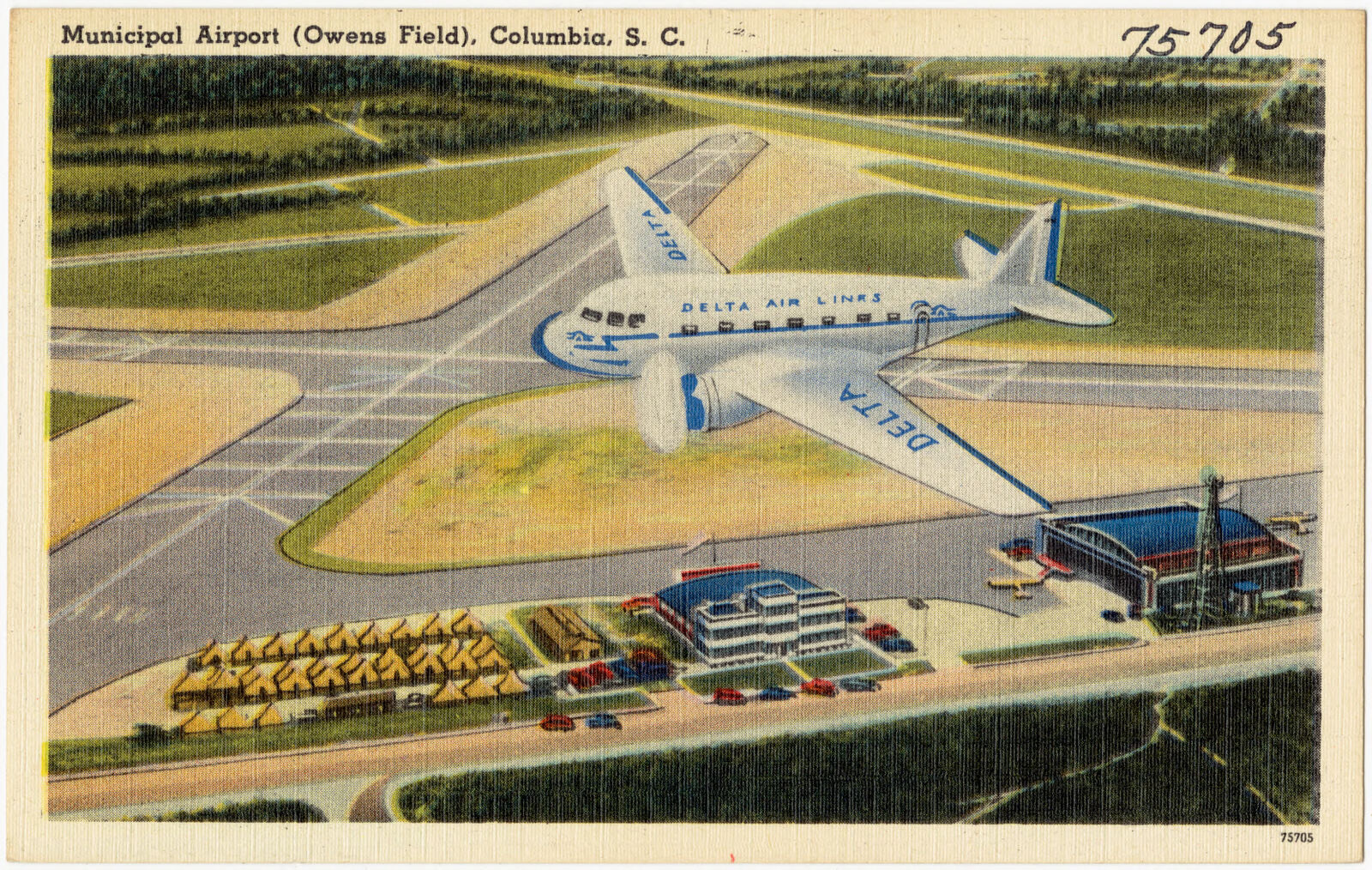 Municipal Airport (Owens Field), Columbia, S. C., Boston Public Library - undated