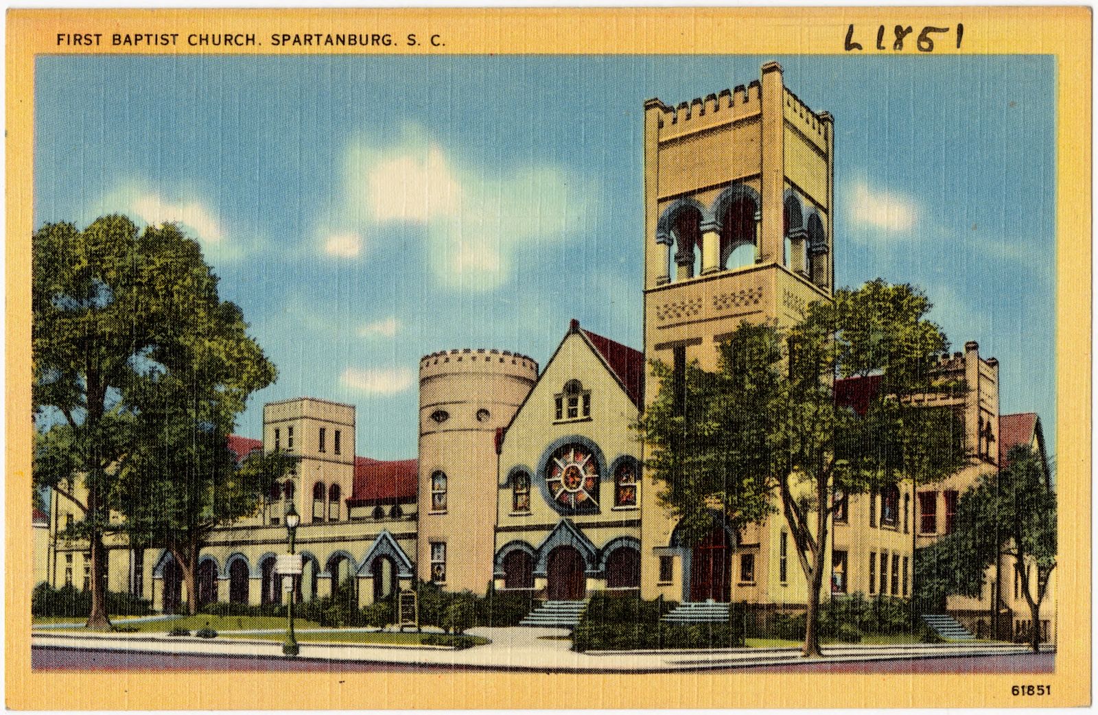 First Baptist Church, Spartanburg, S. C., Boston Public Library - undated