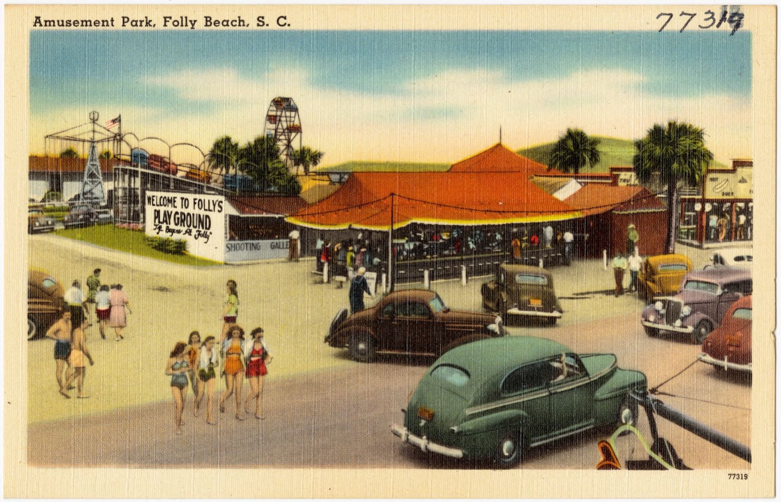Amusement park, Folly Beach, S. C., Boston Public Library - undated