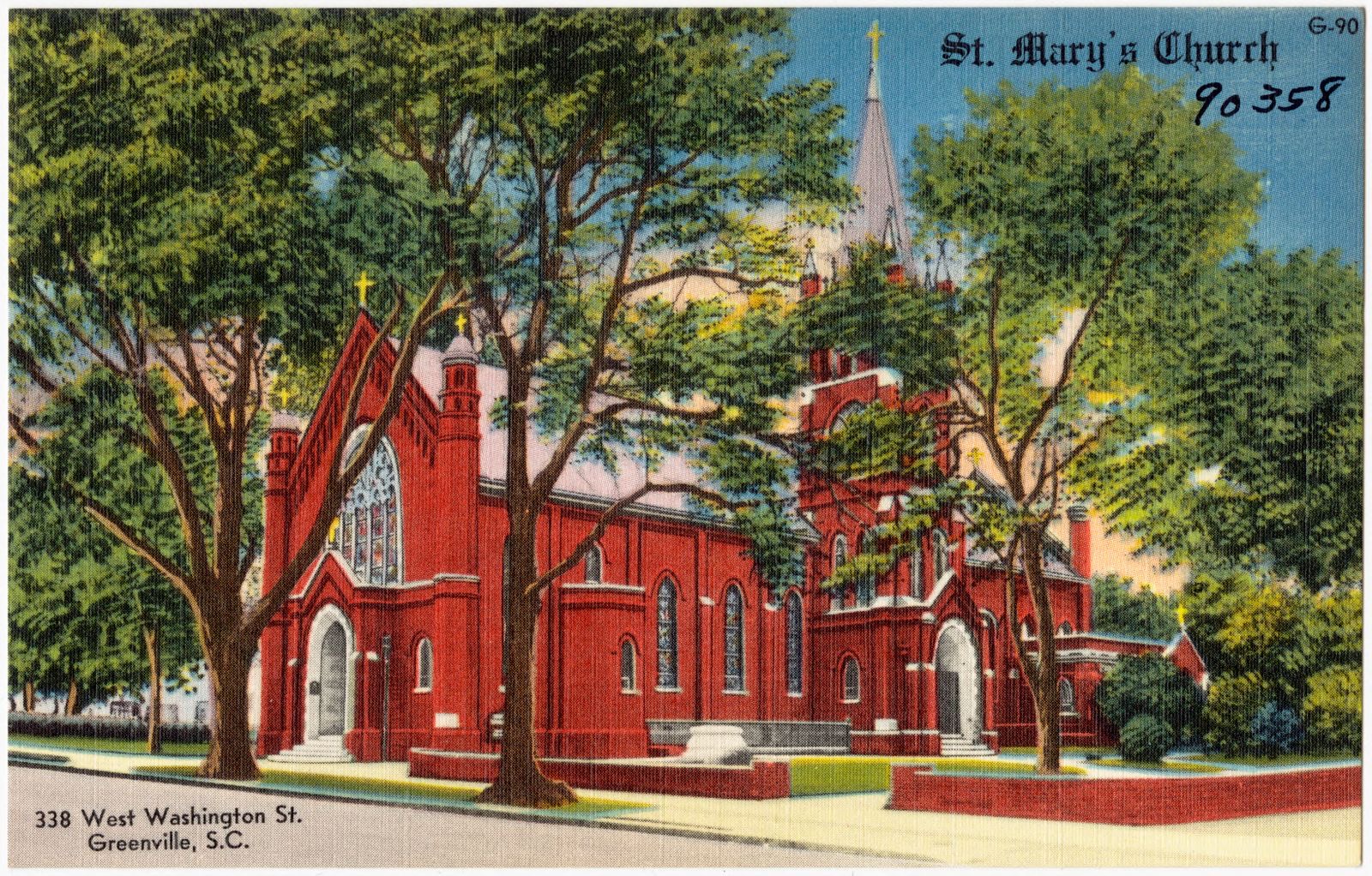 St. Mary's Church, Boston Public Library - undated