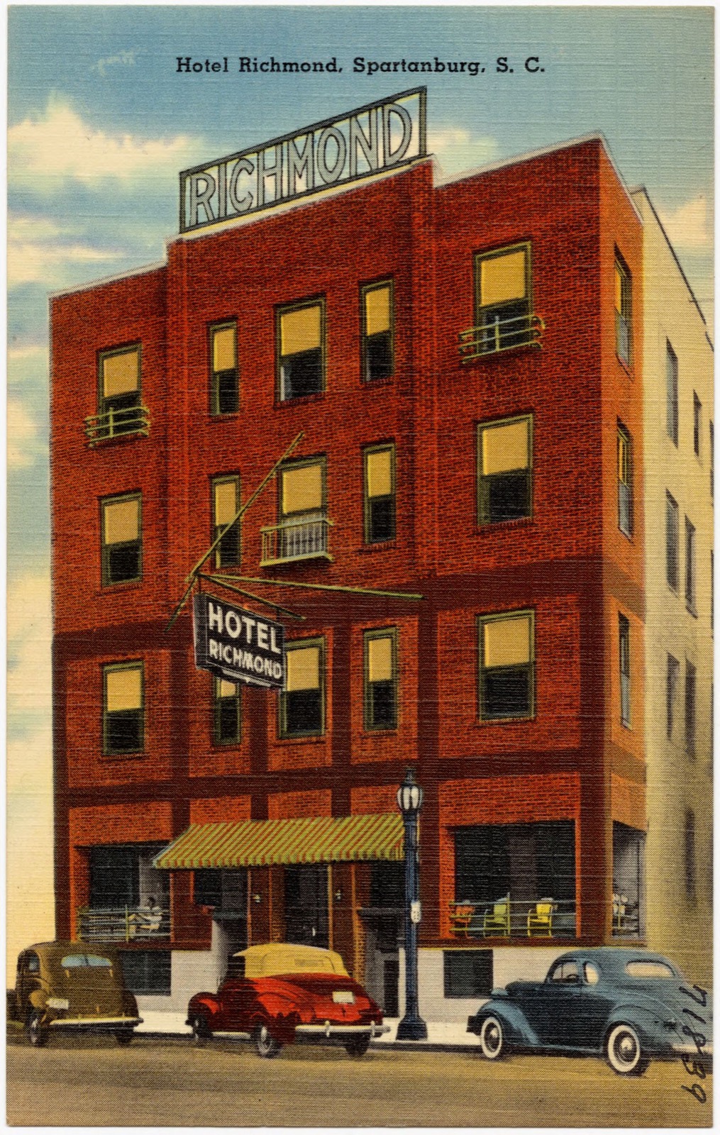 Hotel Richmond, Spartanburg, S. C., Boston Public Library - undated