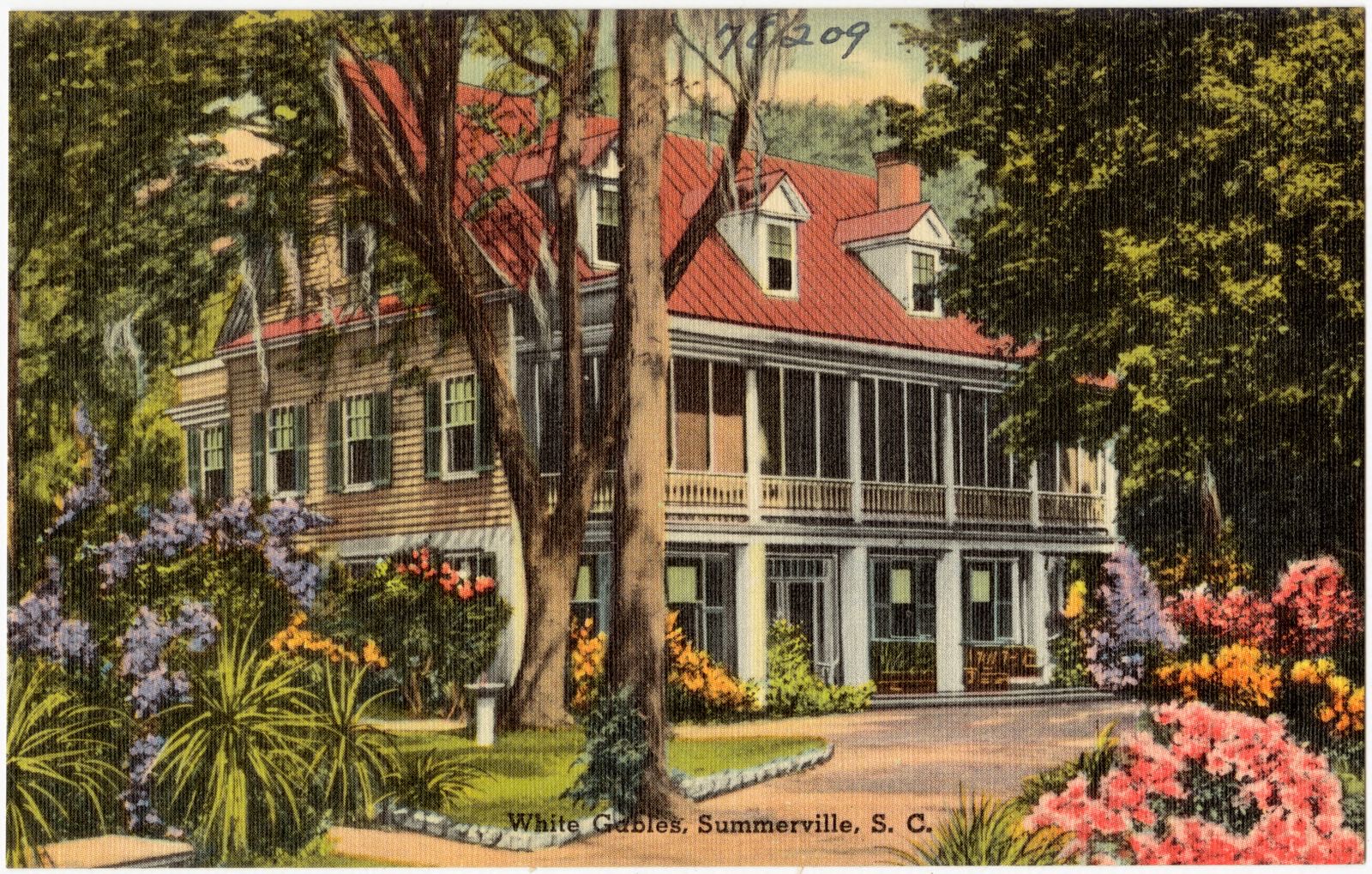 White Gables, Summerville, S. C., Boston Public Library - undated