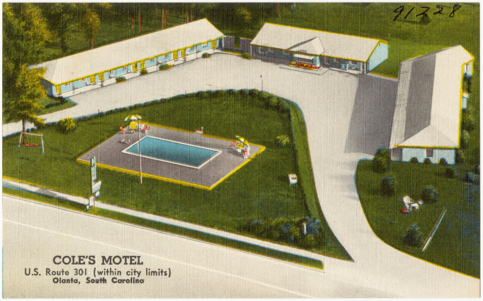 Cole's Motel, U.S. Route 301 (within city limits) Olanta, South Carolina, Boston Public Library - undated