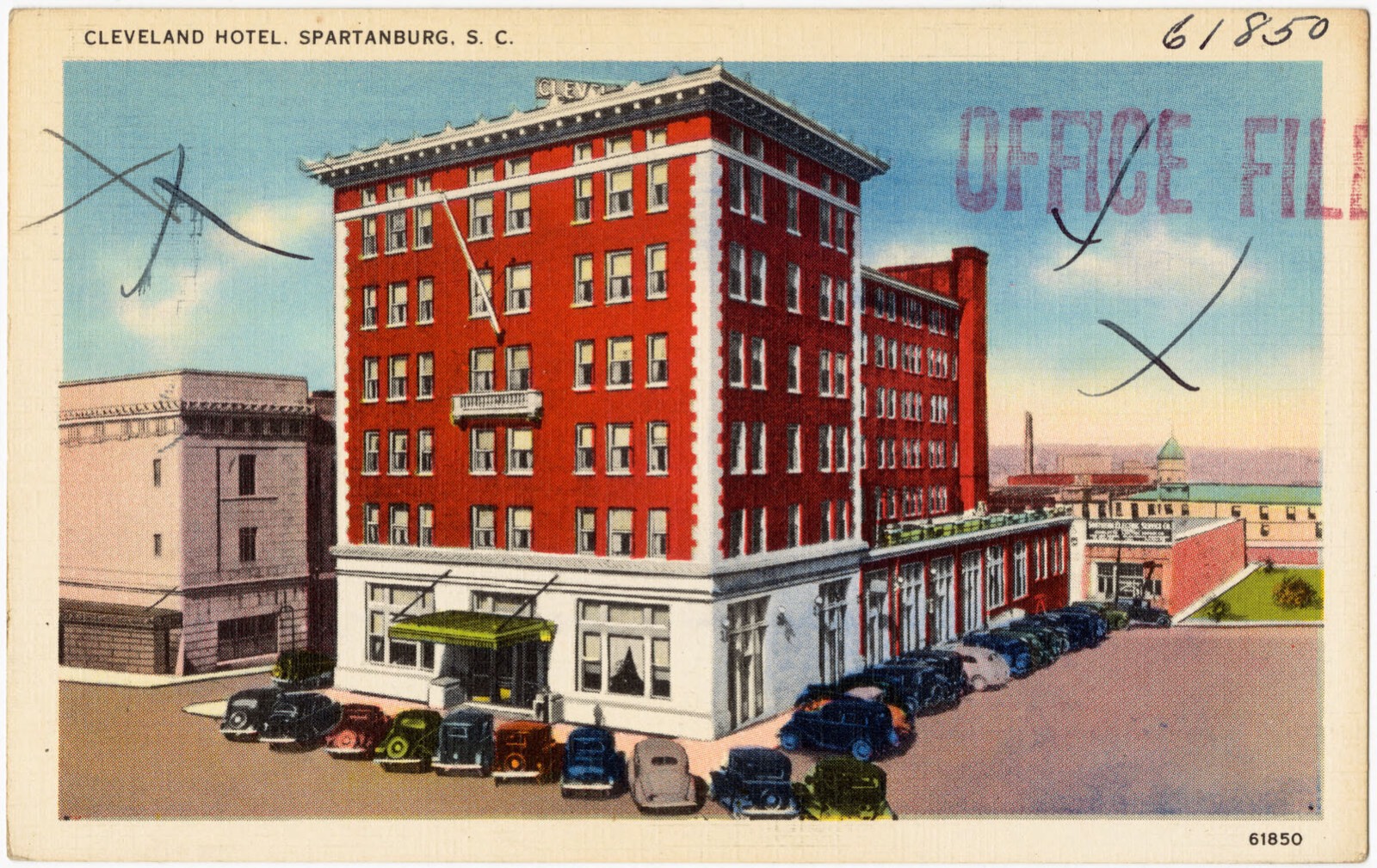 Cleveland Hotel, Spartanburg, S. C., Boston Public Library - undated