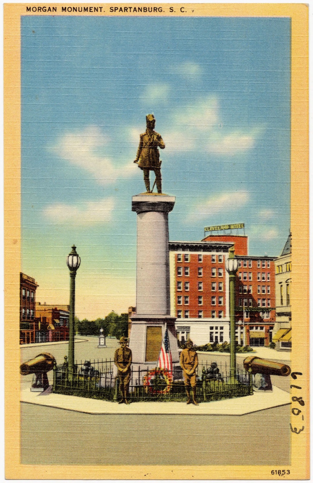 Morgan Monument, Spartanburg, S. C., Boston Public Library - undated