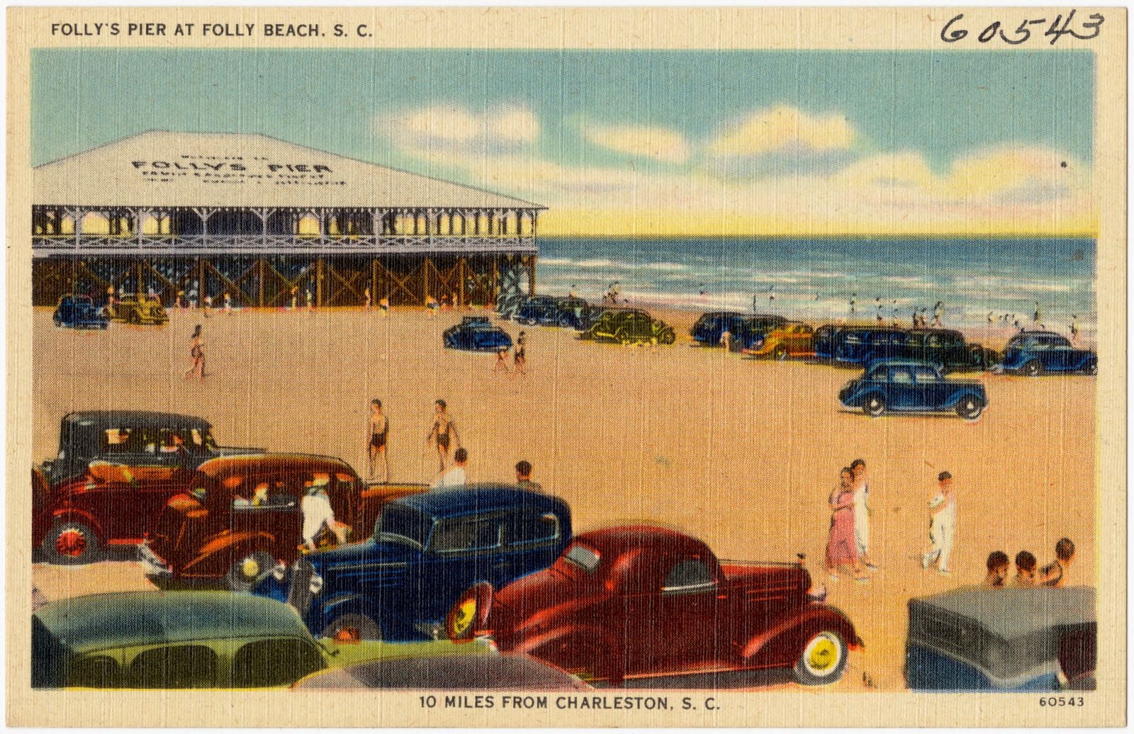 Folly's Pier at Folly Beach, S. C., Boston Public Library - undated