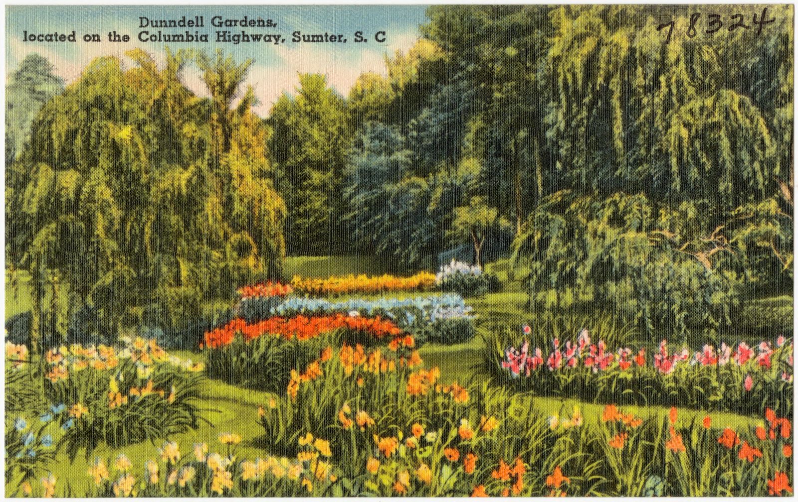 Dunndell Gardens located on the Columbia Highway, Sumter, S. C., Boston Public Library - undated