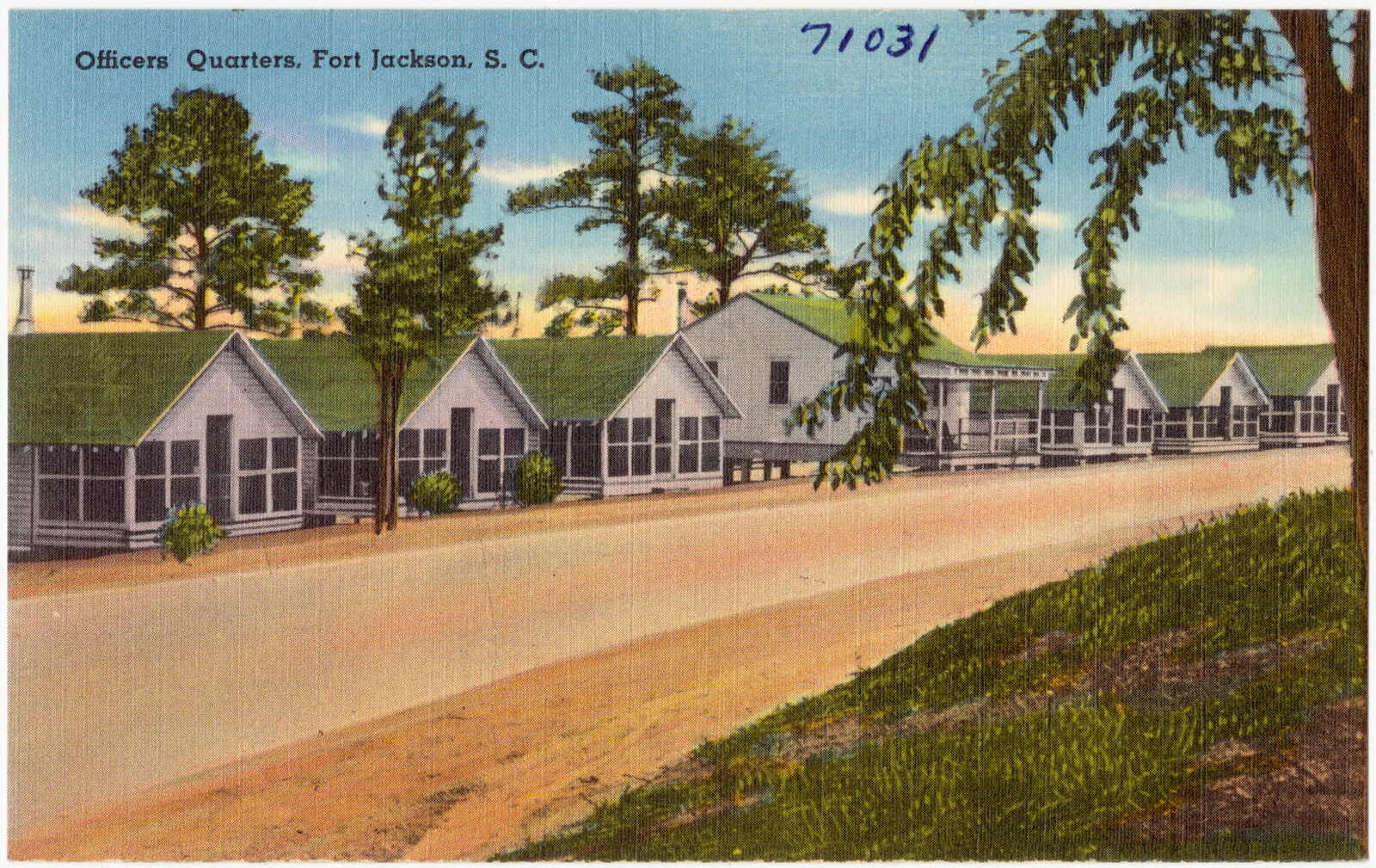 Officers quarters, Fort Jackson, S. C., Boston Public Library - undated