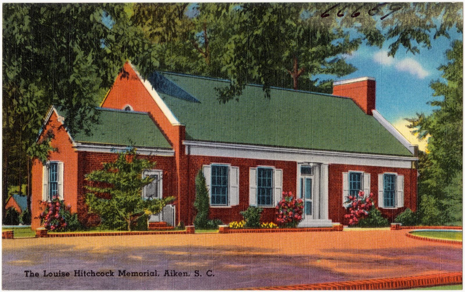 The Louise Hitchcock Memorial, Aiken, S. C., Boston Public Library - undated