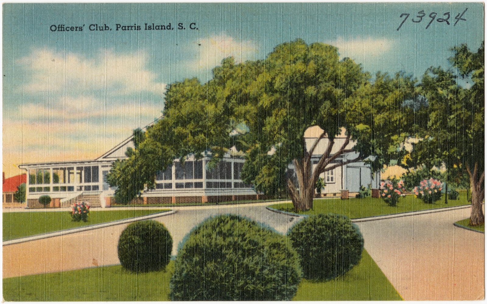 Officer's Club, Parris Island, S. C., Boston Public Library - undated