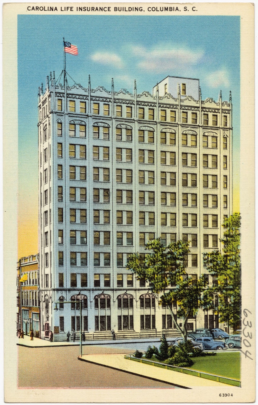 Carolina Life Insurance Building, Columbia, S. C., Boston Public Library - undated